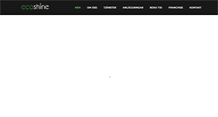 Desktop Screenshot of ecoshine.se