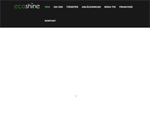 Tablet Screenshot of ecoshine.se